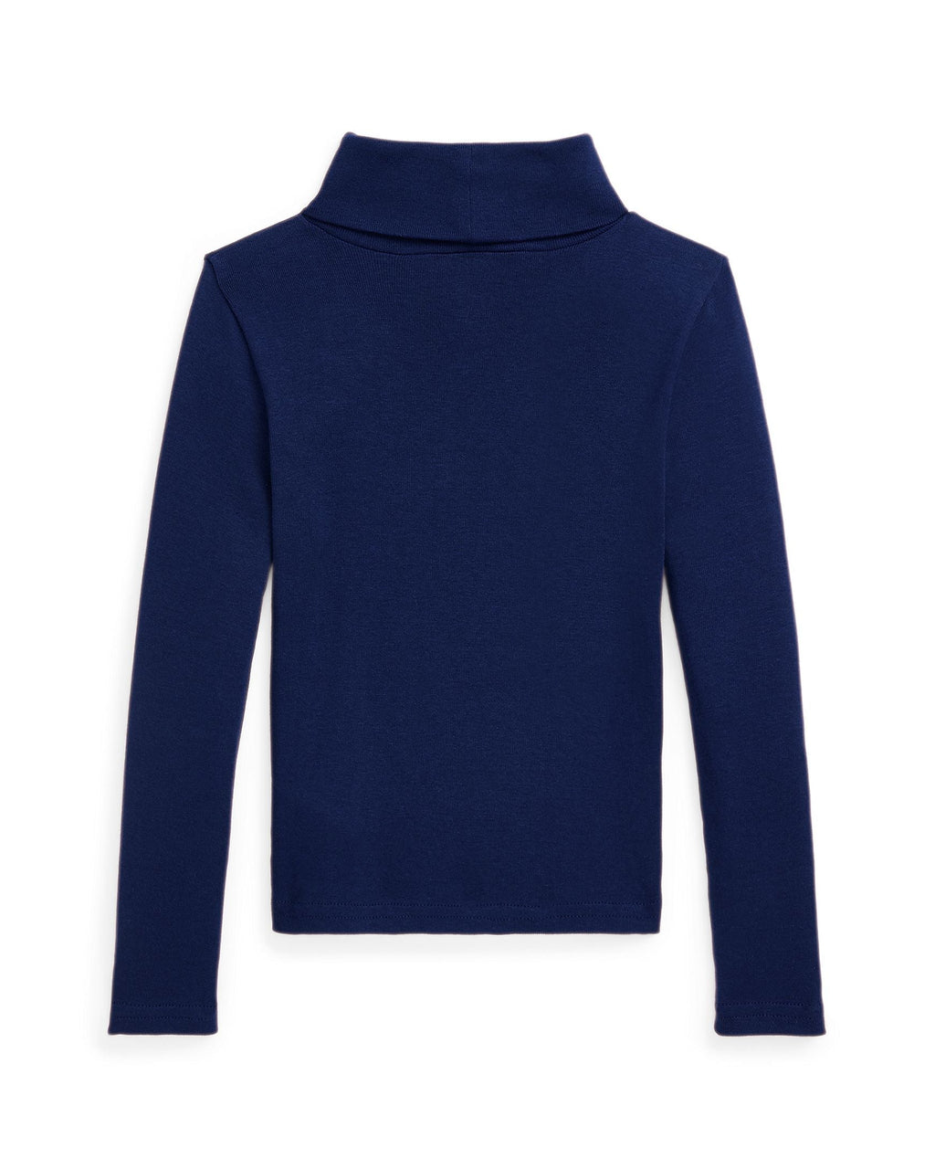 Ralph Lauren Girls Ribbed Cotton-Blend Turtleneck