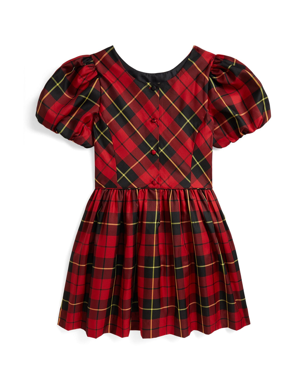 Ralph Lauren Girls Taffeta Plaid Dress