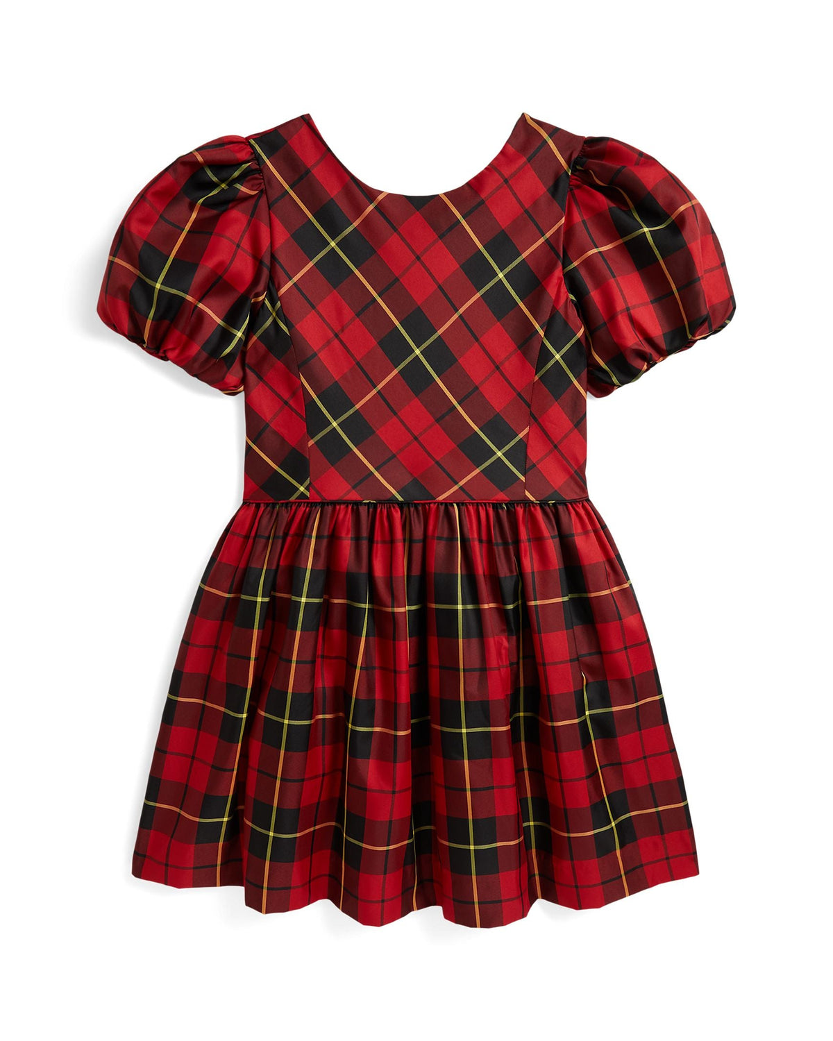 Ralph Lauren Girls Taffeta Plaid Dress