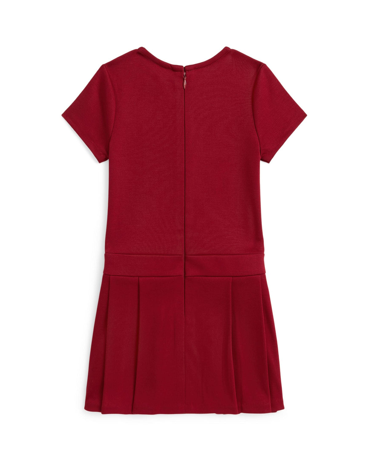 Ralph Lauren Mini Girls Pleated Ponte Dress