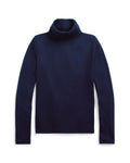 Ralph Lauren Mini Girls Ribbed Cotton-Blend Turtleneck