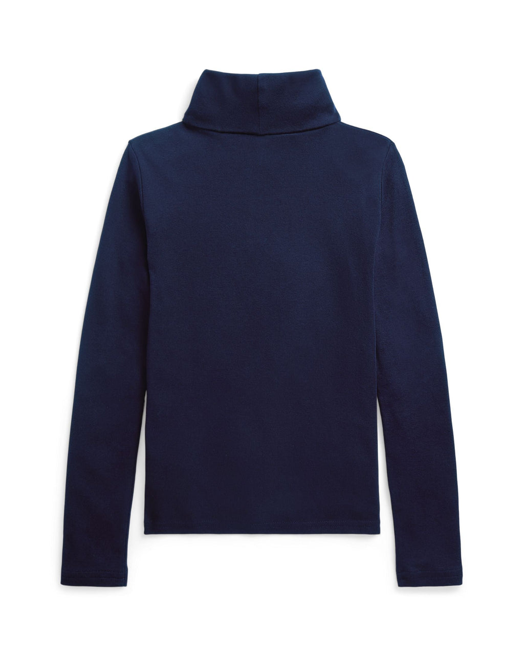 Ralph Lauren Mini Girls Ribbed Cotton-Blend Turtleneck