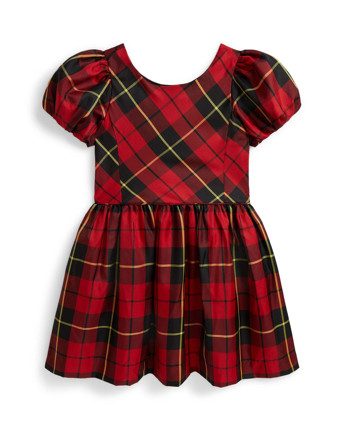 Ralph Lauren Mini Girls Taffeta Plaid Dress