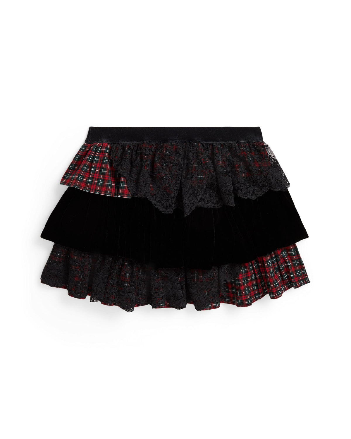 Ralph Lauren Mini Girls Woven Lace Detail Skirt