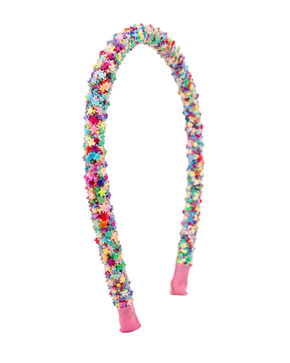 Rosie Confetti Glitter Padded Headband
