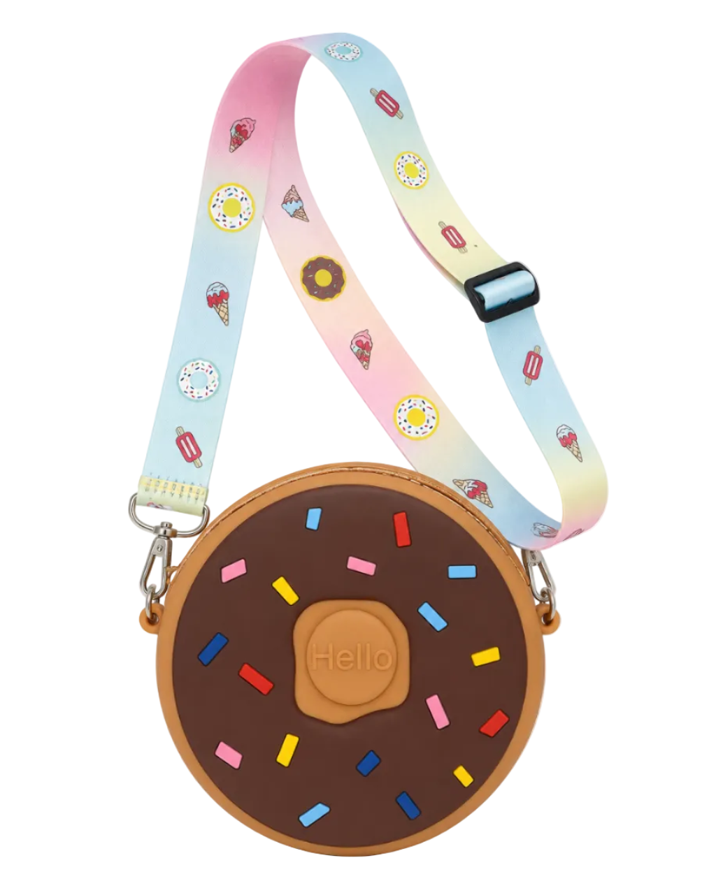 Rosie Donut Coin Purse Crossbody Bag