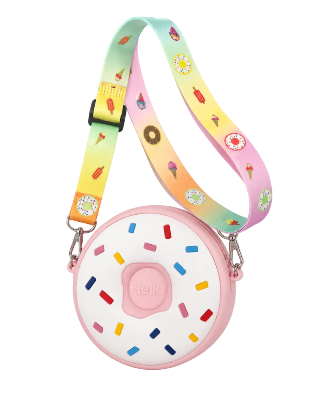 Rosie Donut Coin Purse Crossbody Bag