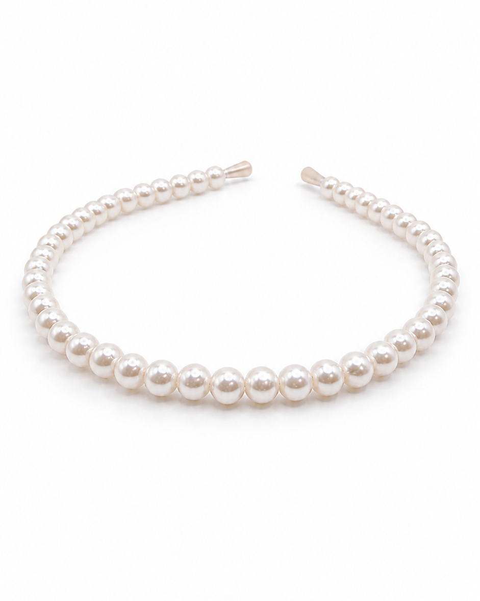 Rosie Faux Medium Pearl Headband
