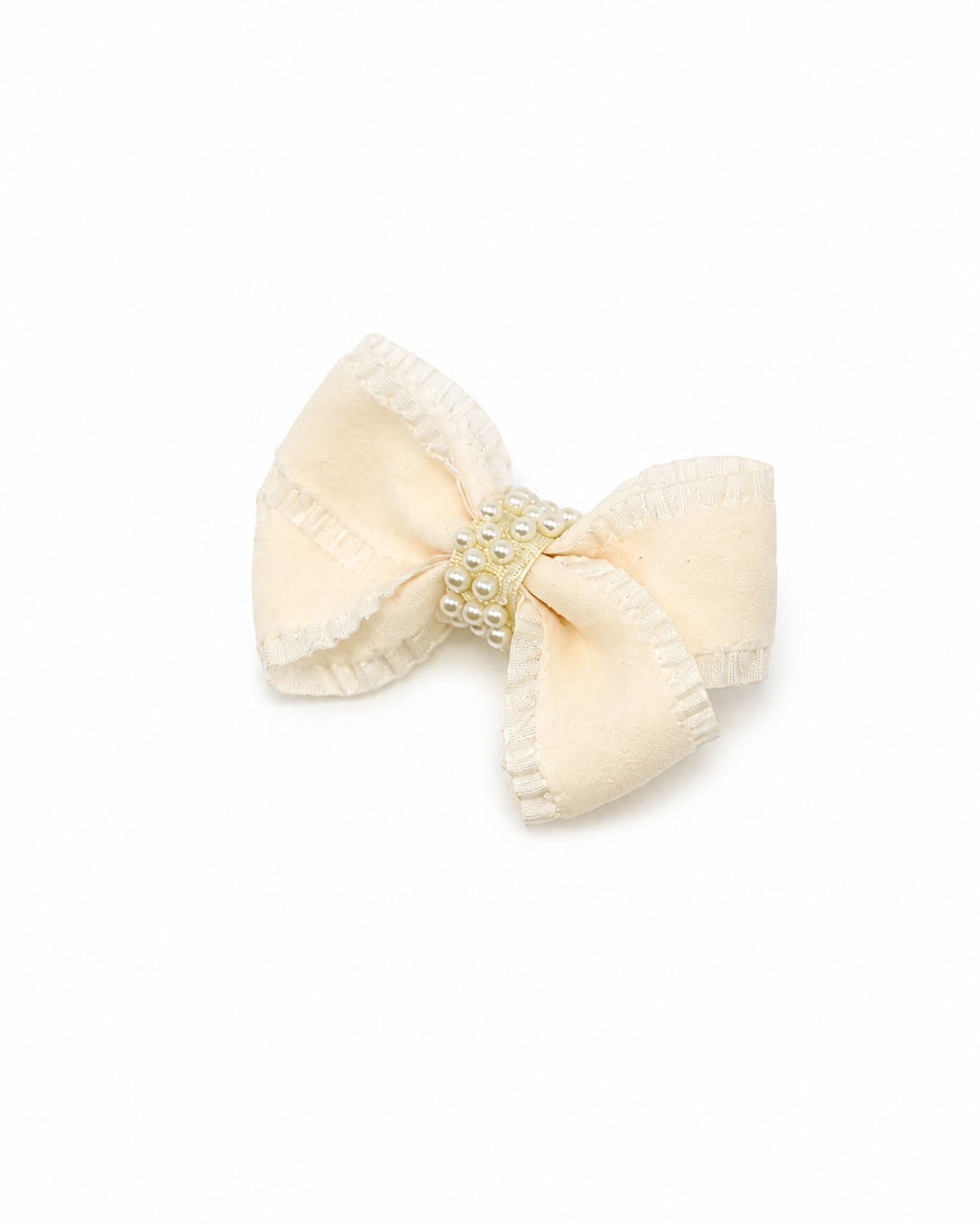 Rosie Faux Pearl Bow Hair Clip Set