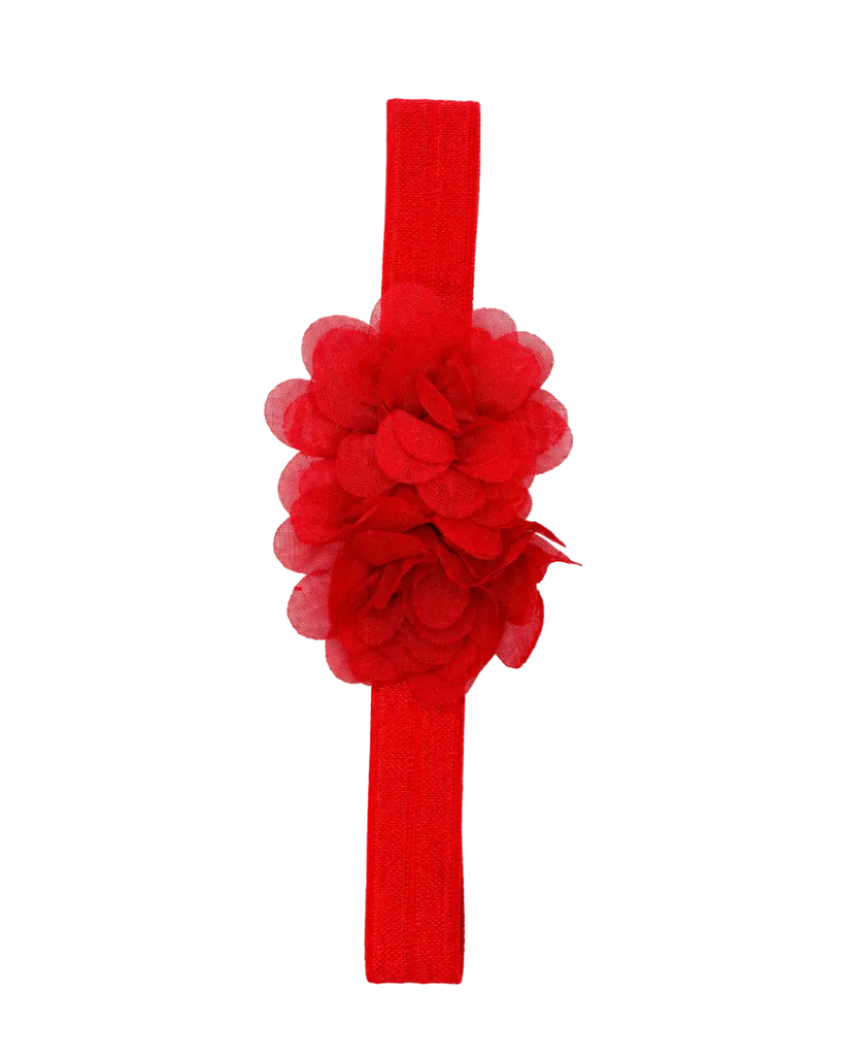 Rosie Floral Nylon Baby Headband