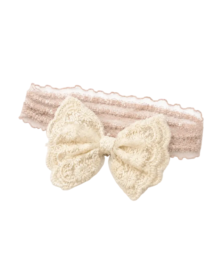 Rosie Lace Bow Headband