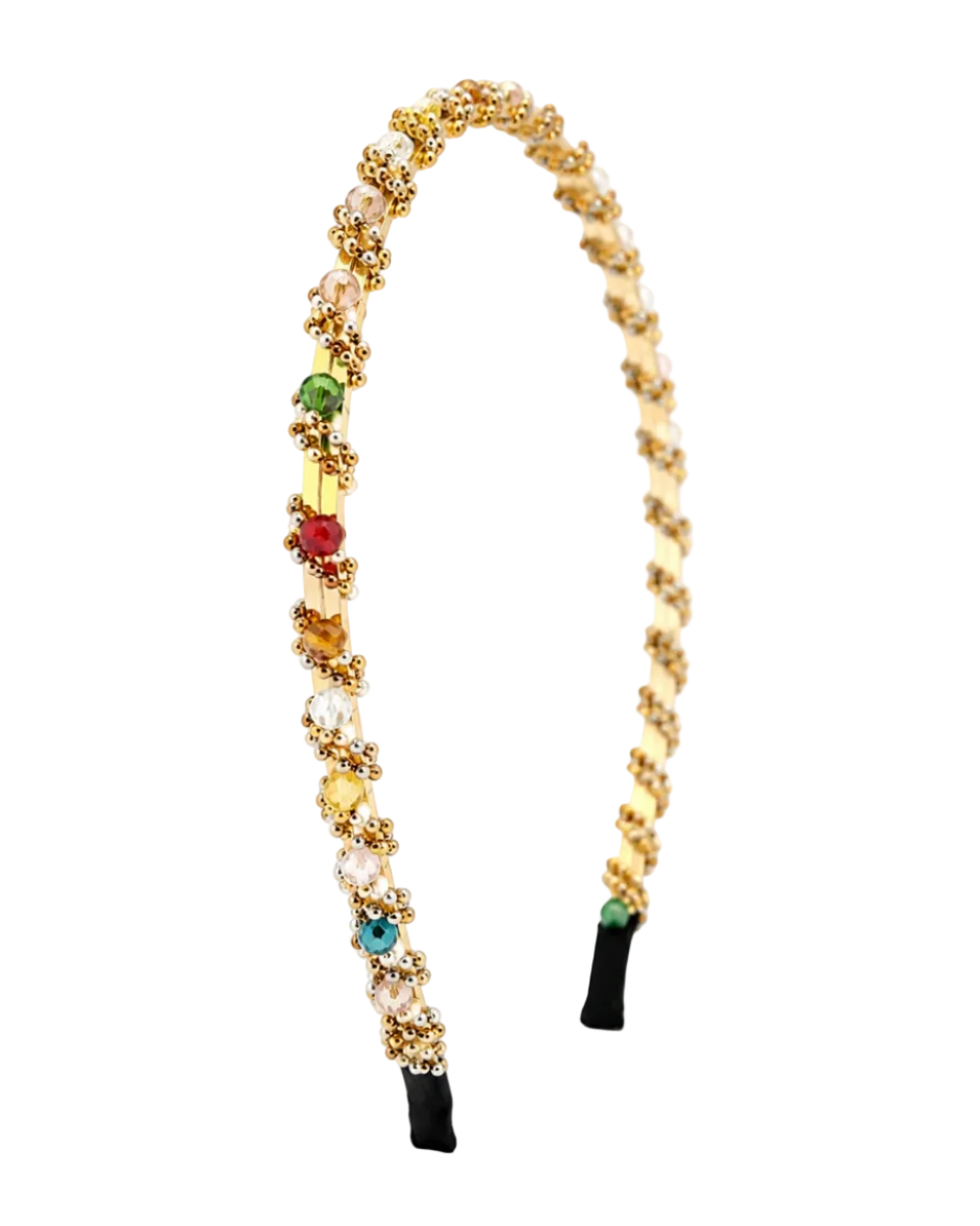Rosie Multicolour Beaded Headband