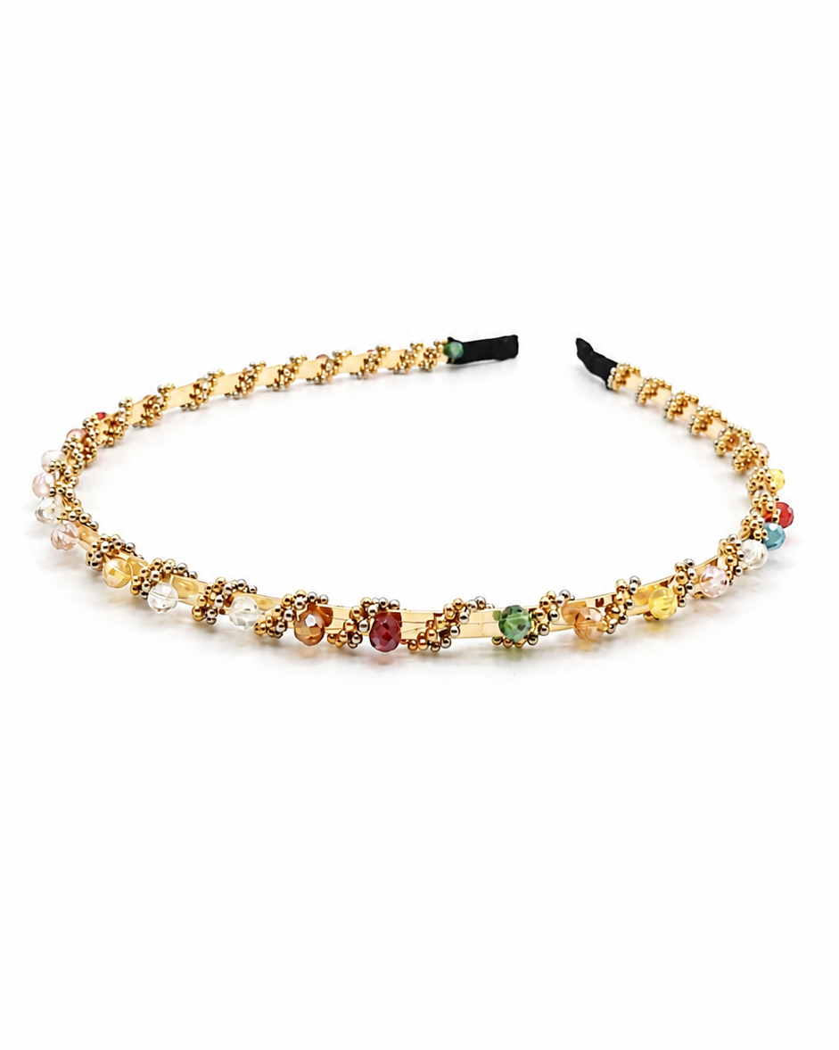 Rosie Multicolour Beaded Headband