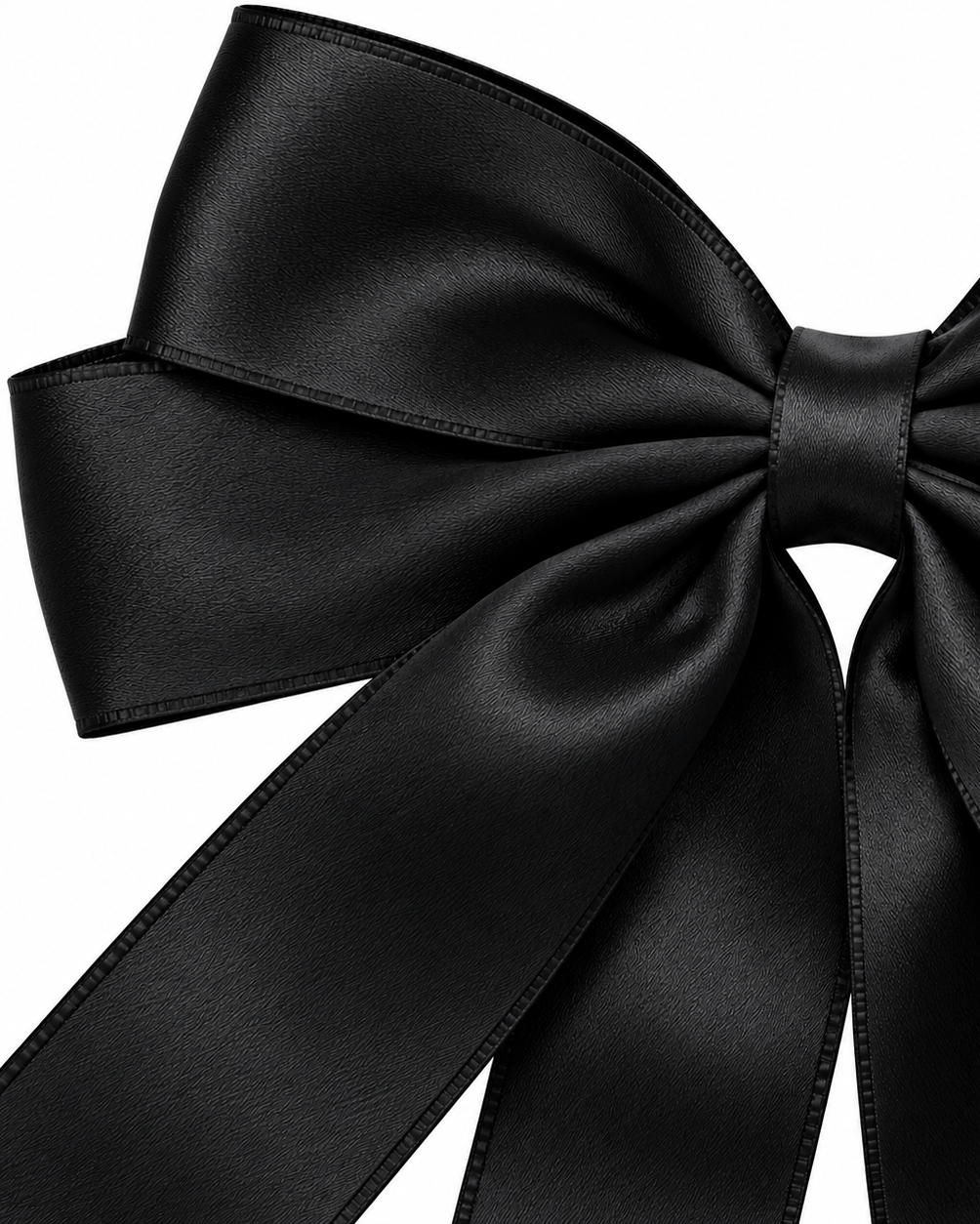 Rosie Satin Ribbon Bow Hair Clip