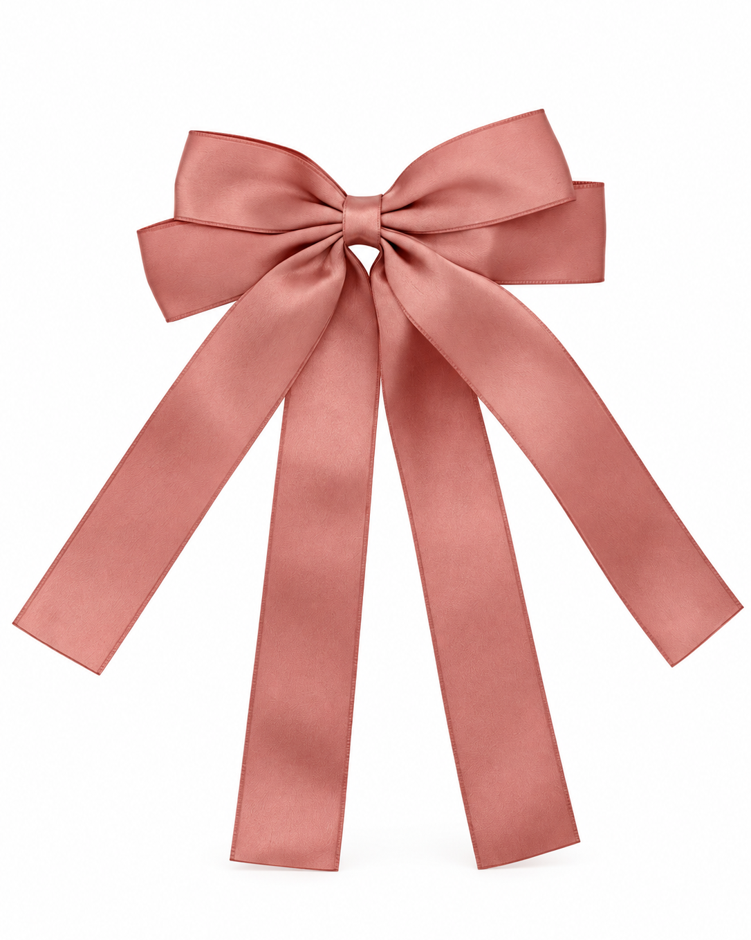 Rosie Satin Ribbon Bow Hair Clip