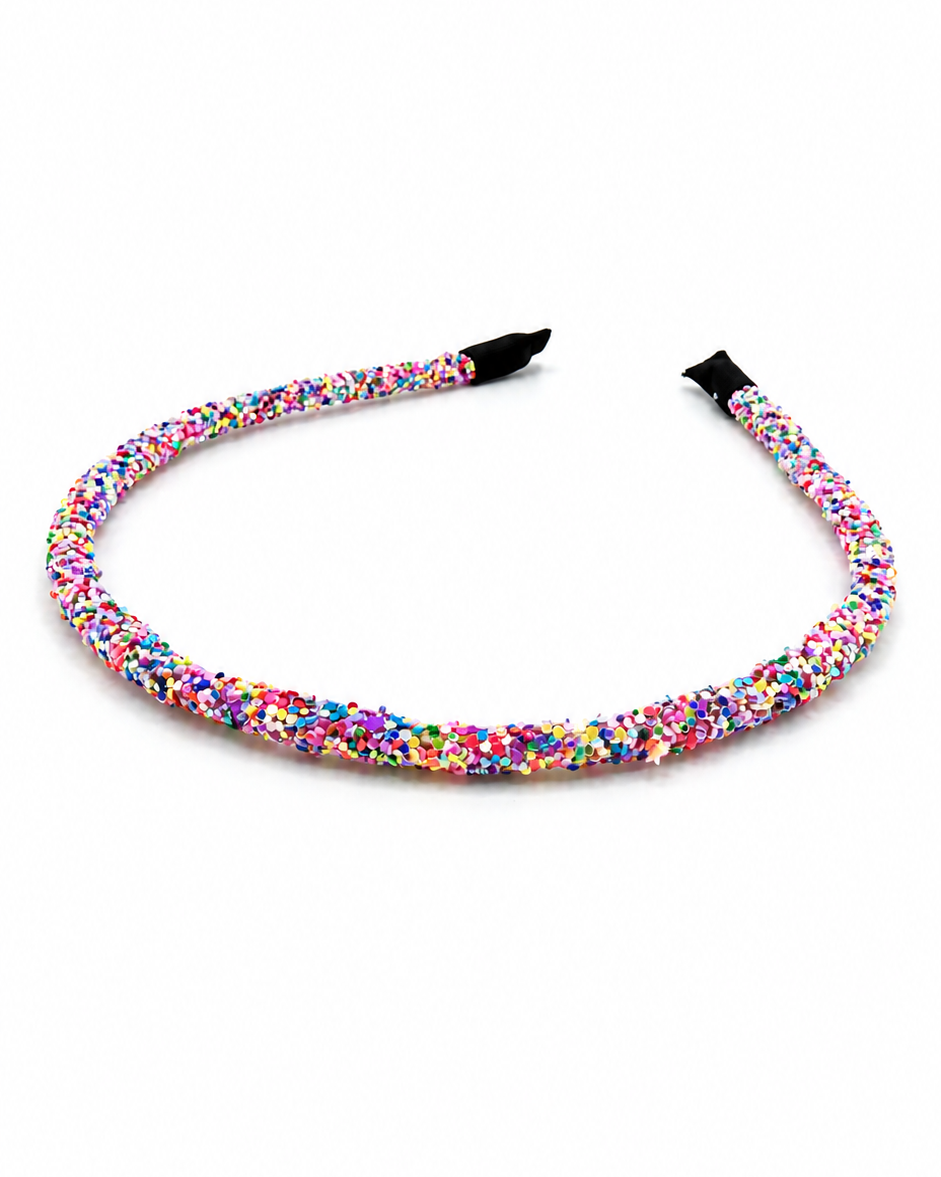 Rosie Slim Confetti Glitter Headband