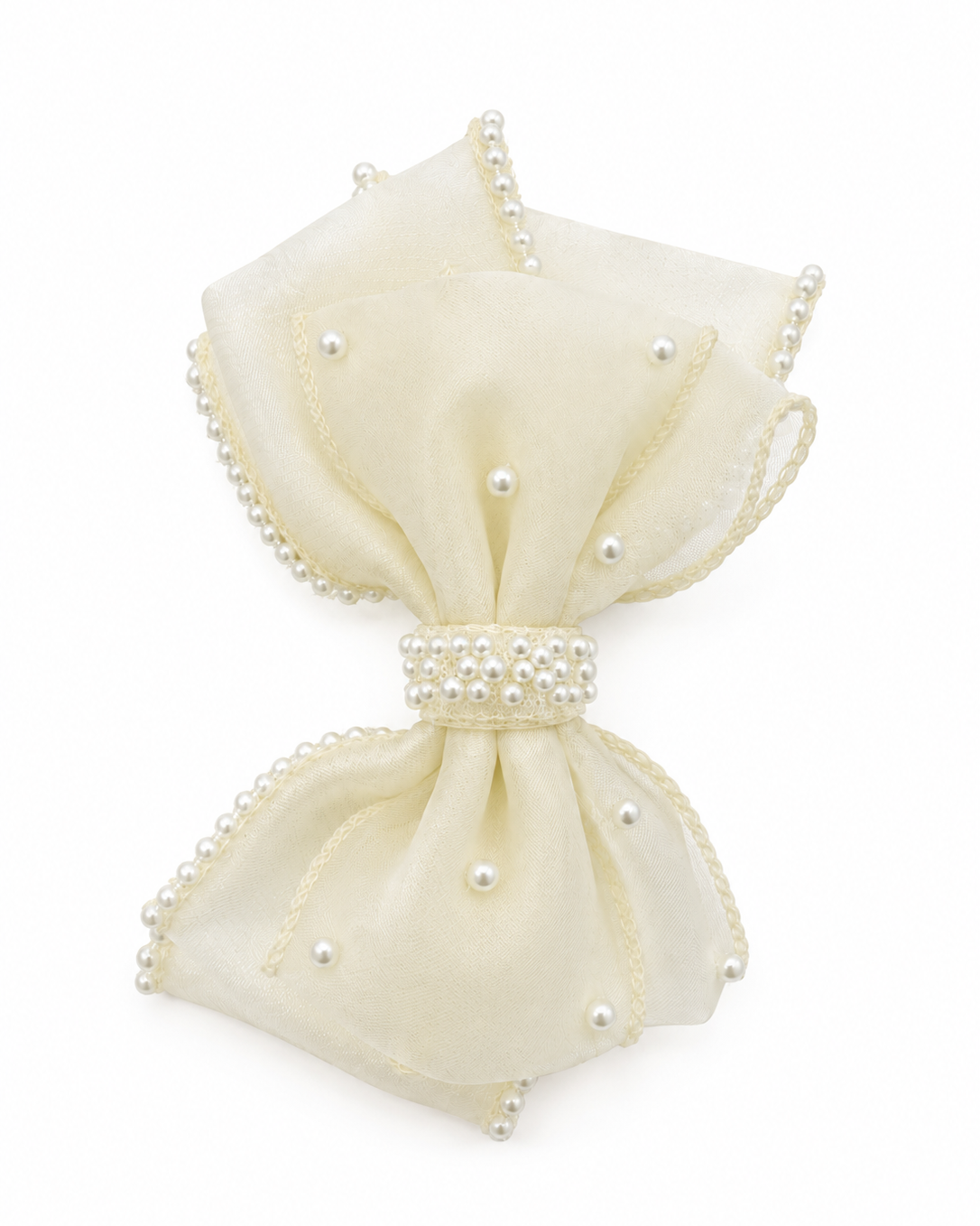 Rosie Tulle Bow Faux Pearl Headband