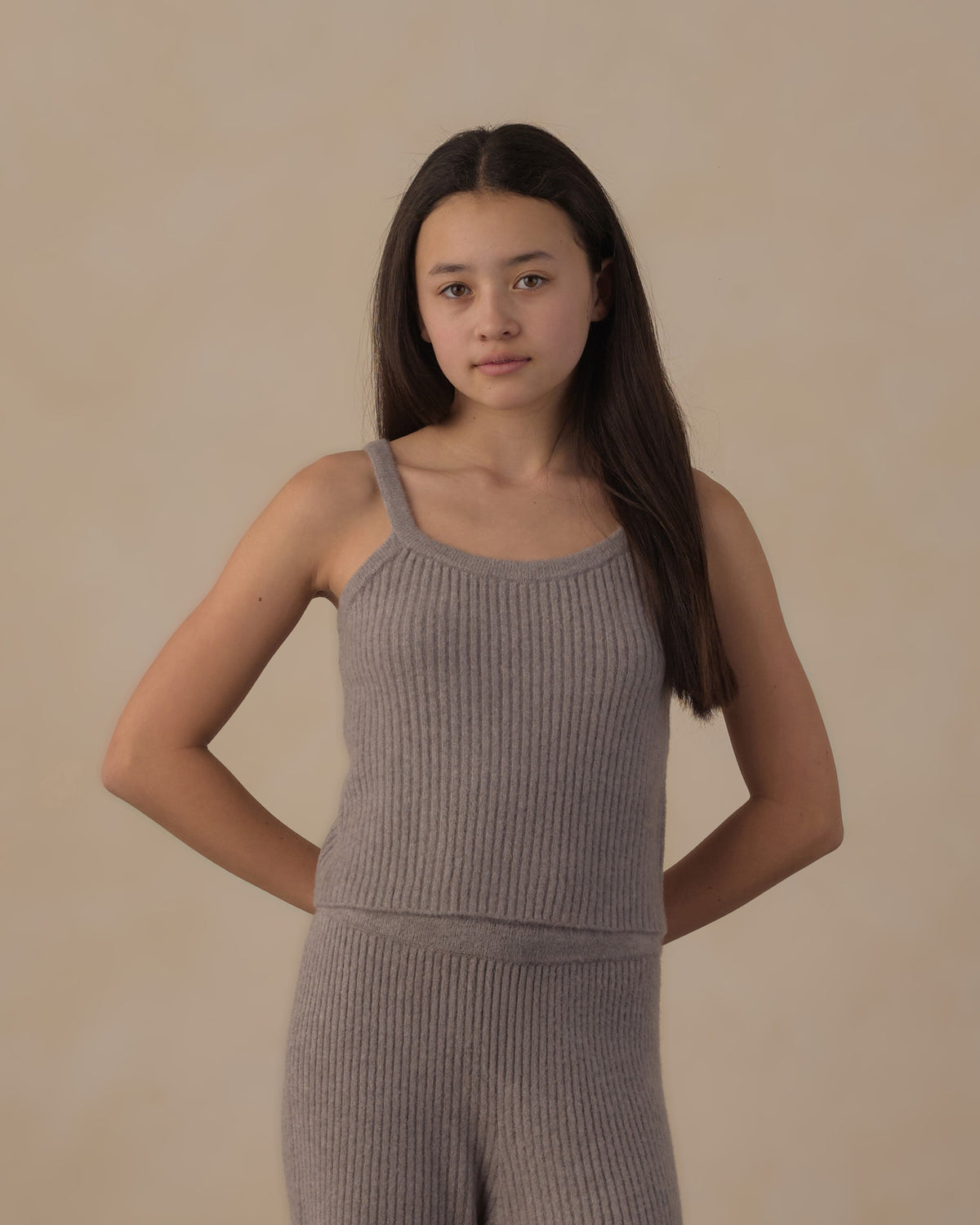Rylee + Cru Girls Fuzzy Knit Lounge Set