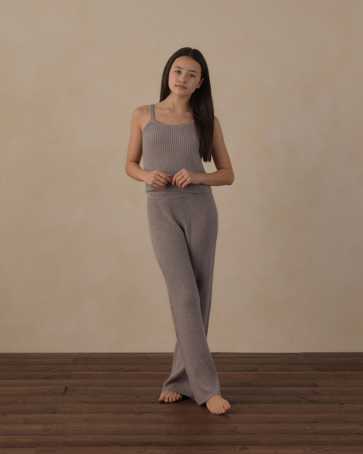 Rylee + Cru Girls Fuzzy Knit Lounge Set