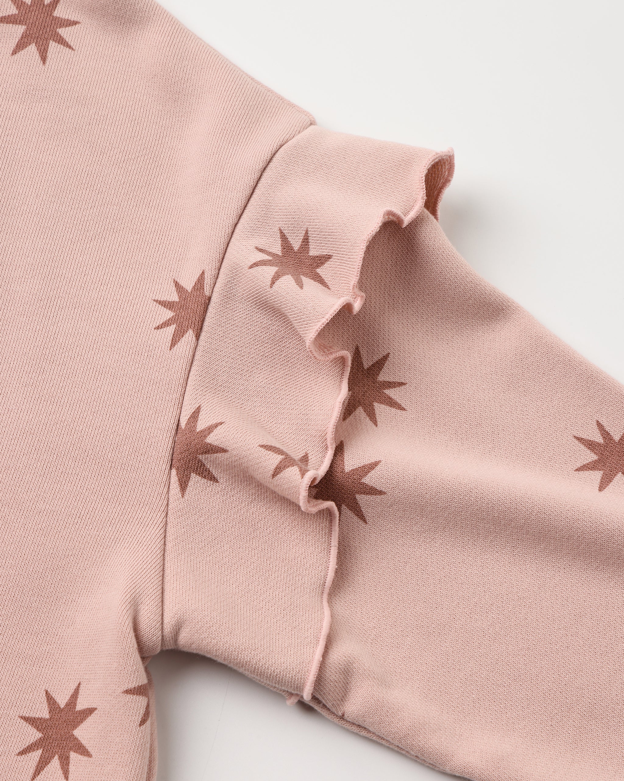 Rylee + Cru Girls Stars Ruffle Sweatshirt