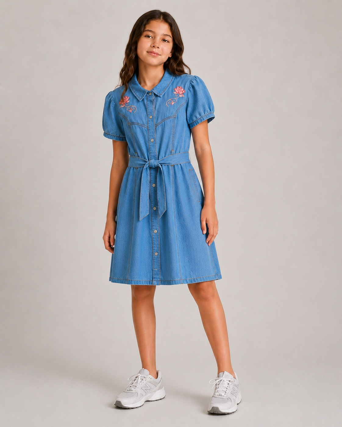 Scotch & Soda Girls Shirt Dress_ SSP26V8D