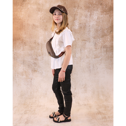 Michael kors black shop leather fanny pack