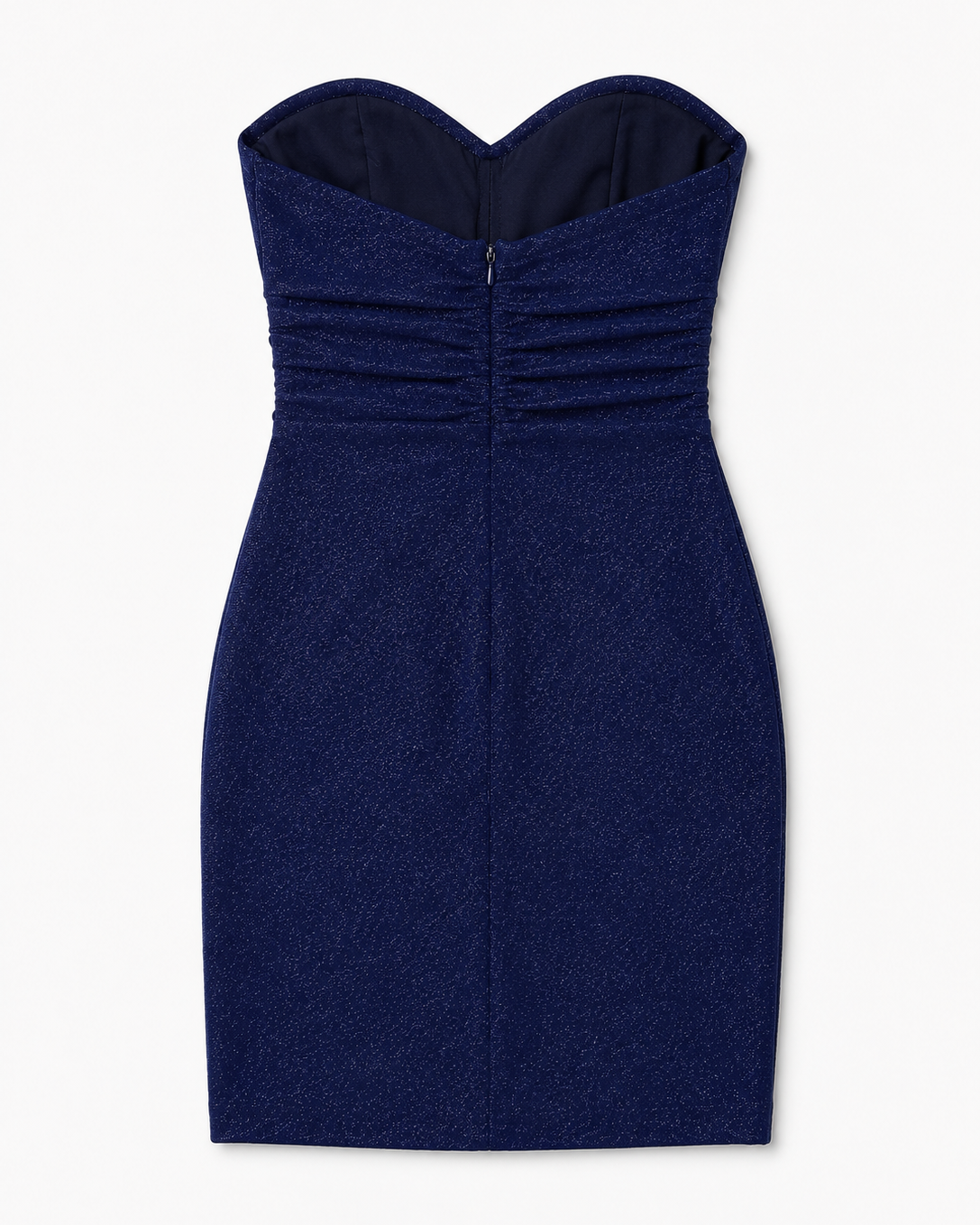 Symphony Junior Girls Mesh Shiny Knit Pleated Mini Dress_ SD1269APS