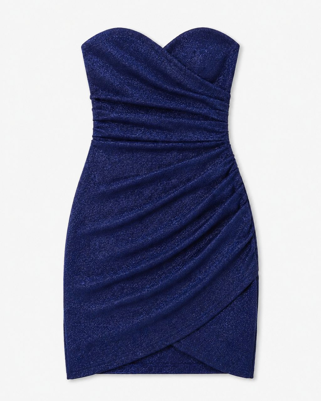 Symphony Junior Girls Mesh Shiny Knit Pleated Mini Dress_ SD1269APS