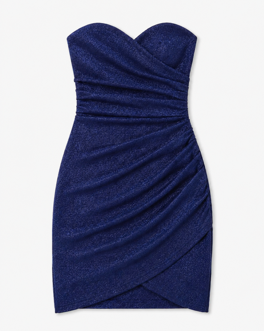 Symphony Junior Girls Mesh Shiny Knit Pleated Mini Dress_ SD1269APS