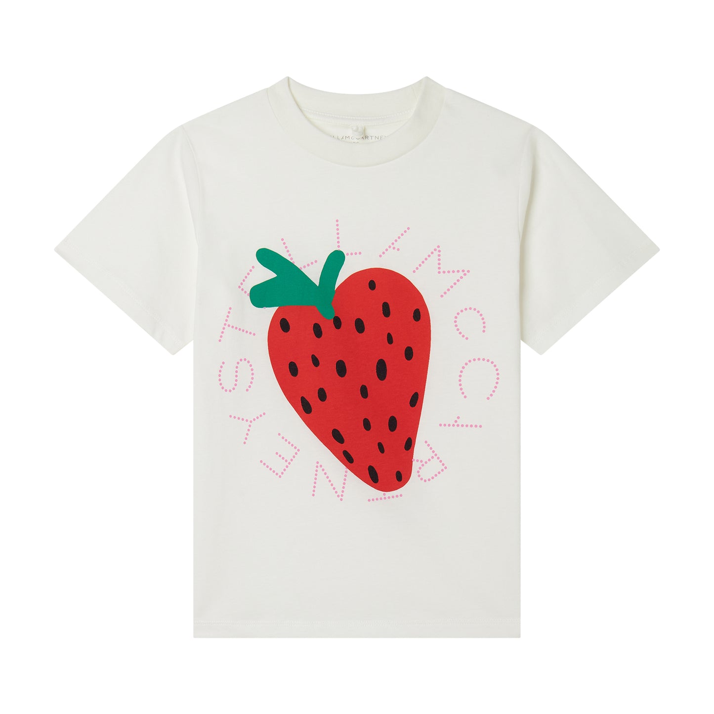 Stella Girl SS T-Shirt With Strawberry Logo Disk Print_ TW8B21-Z0434