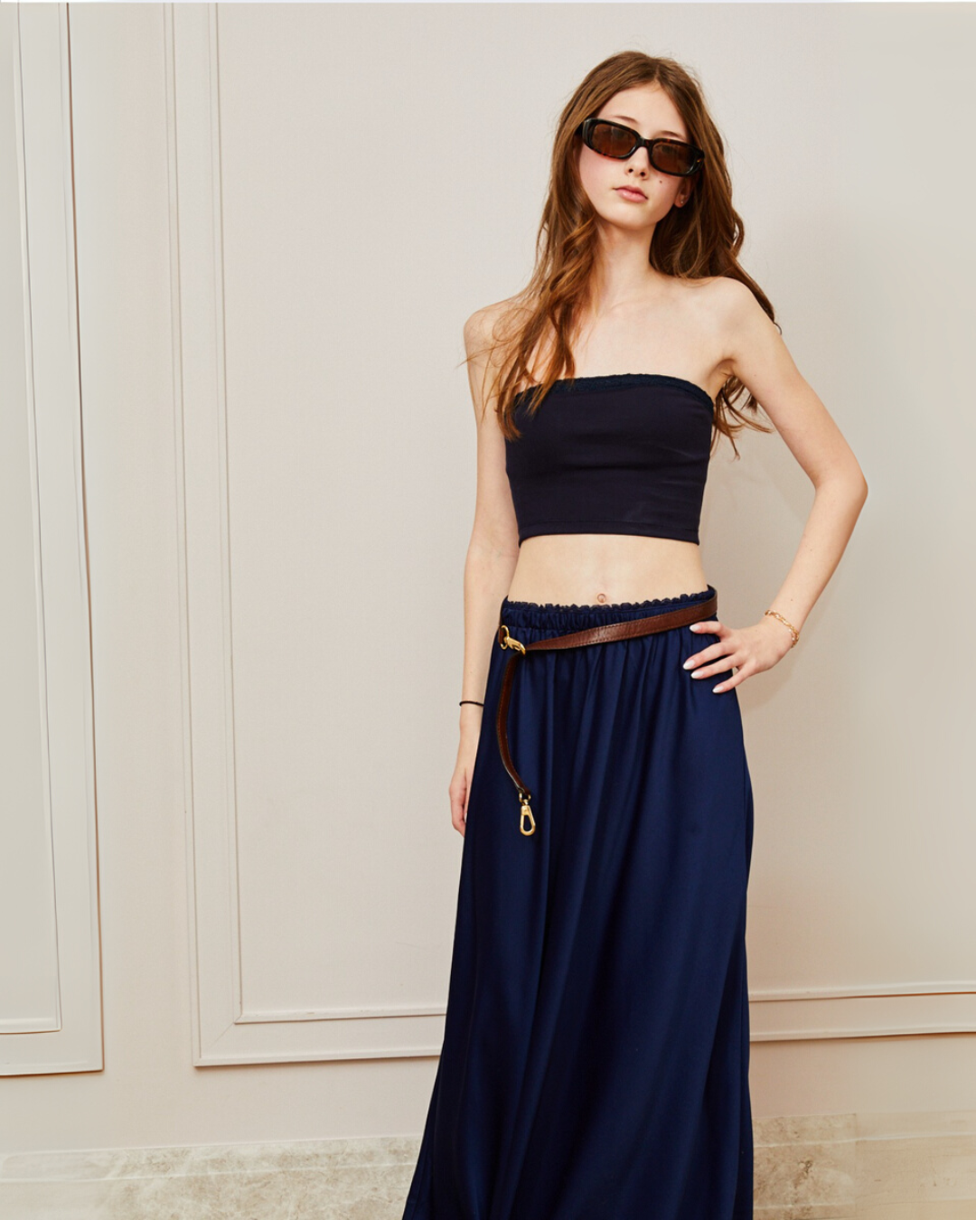 Theme Girls Joey Satin Maxi Skirt_ AM502