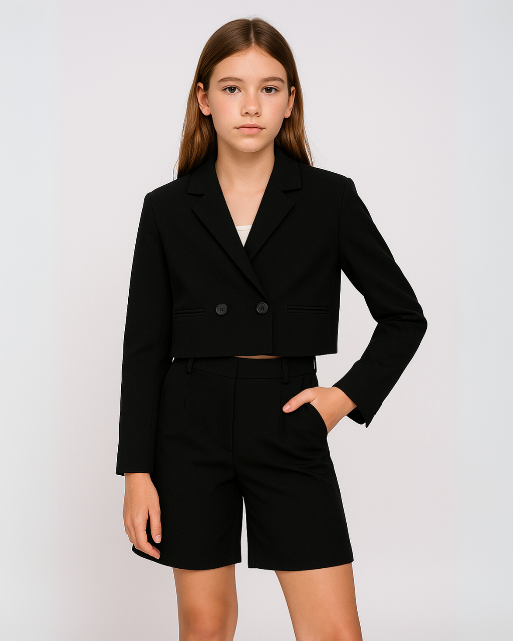 Mayoral Girls Cropped Jacket_ 7427