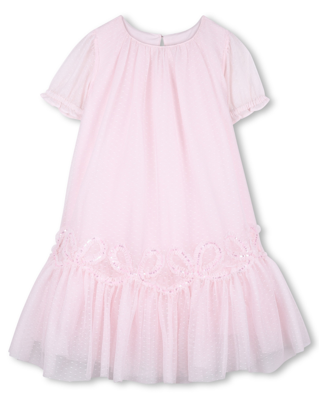 Billie Blush Girls Tulle Dress_ U21833