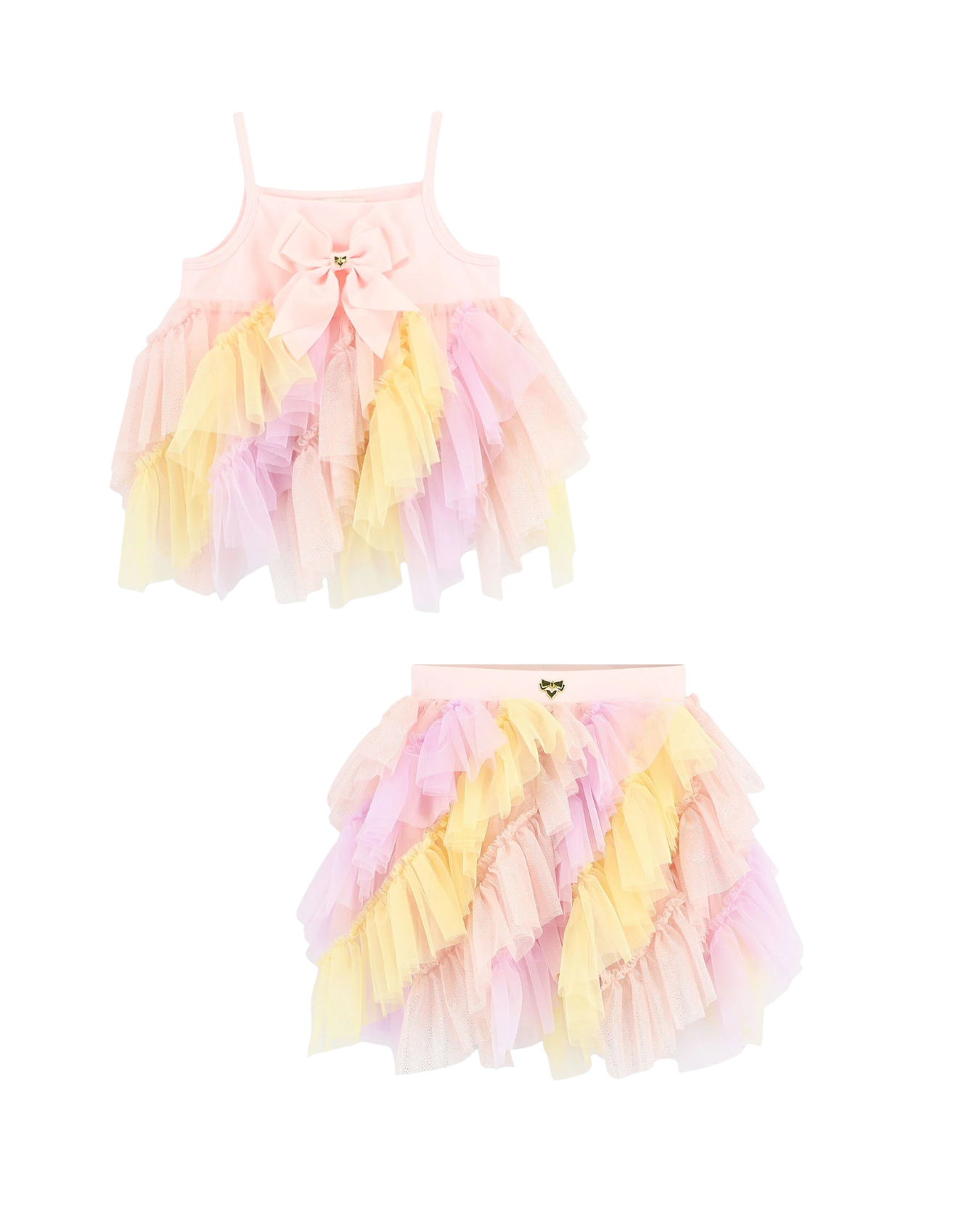 Angel Face Girls Adva Tulle Top & Skirt Set_ SS26ADVAT