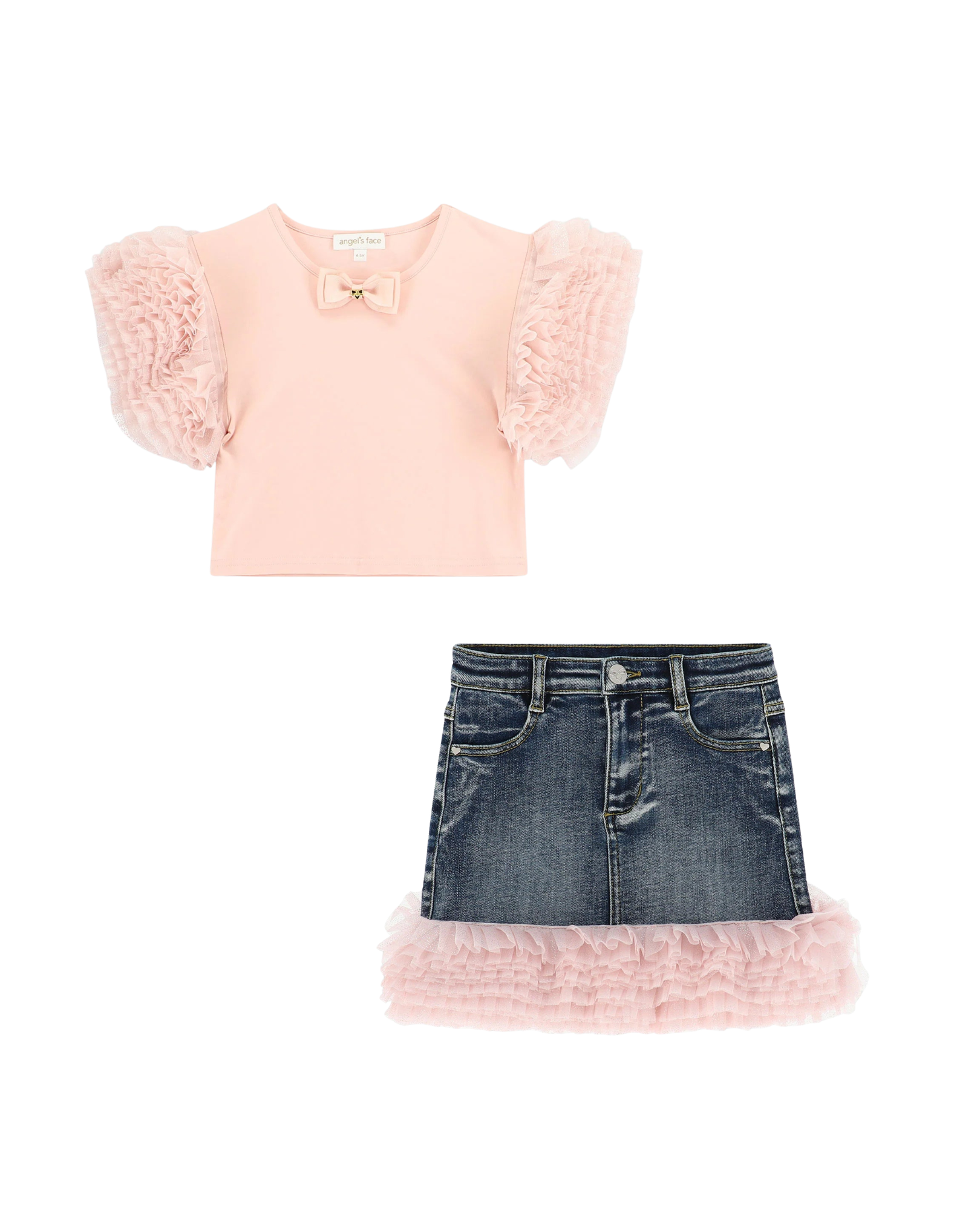 Angel Face Lessi Gigi Tulle Top & Skirt Set_ SS26LESSIGIGI