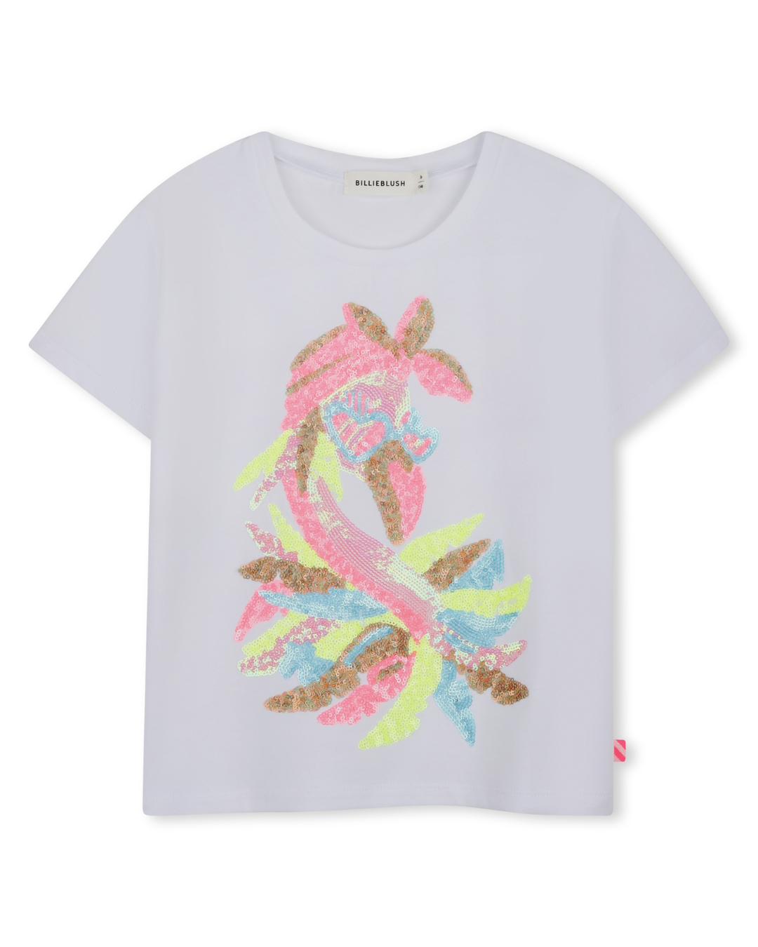 Billie Blush Girls Sequin Graphic T-Shirt_ U21922