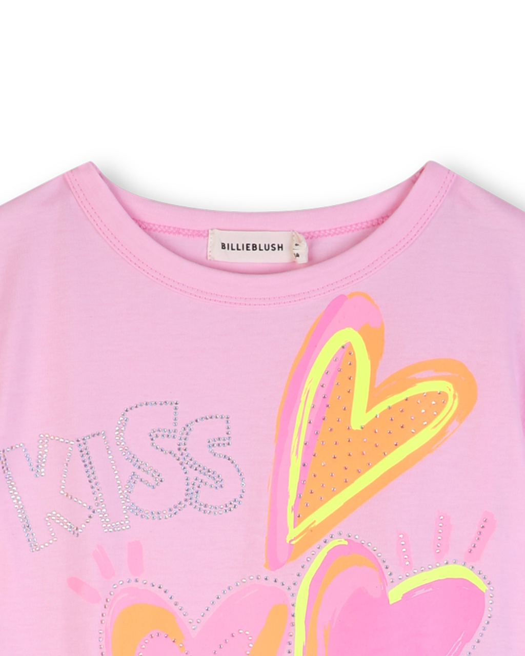 Billie Blush Girls Heart Graphic Dress_ U21825