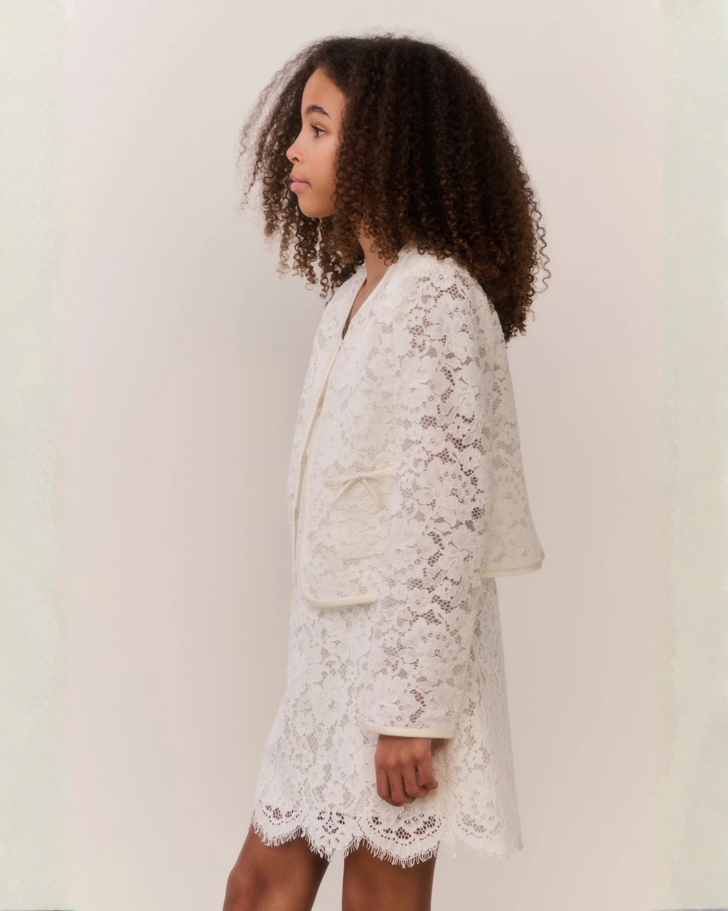 LoveShackFancy Girls Petaline Dress With Jacket_ GD256