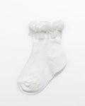 Abel & Lula Baby Girls Tulle Ruffle Sock_ 5434 - NorthGirls