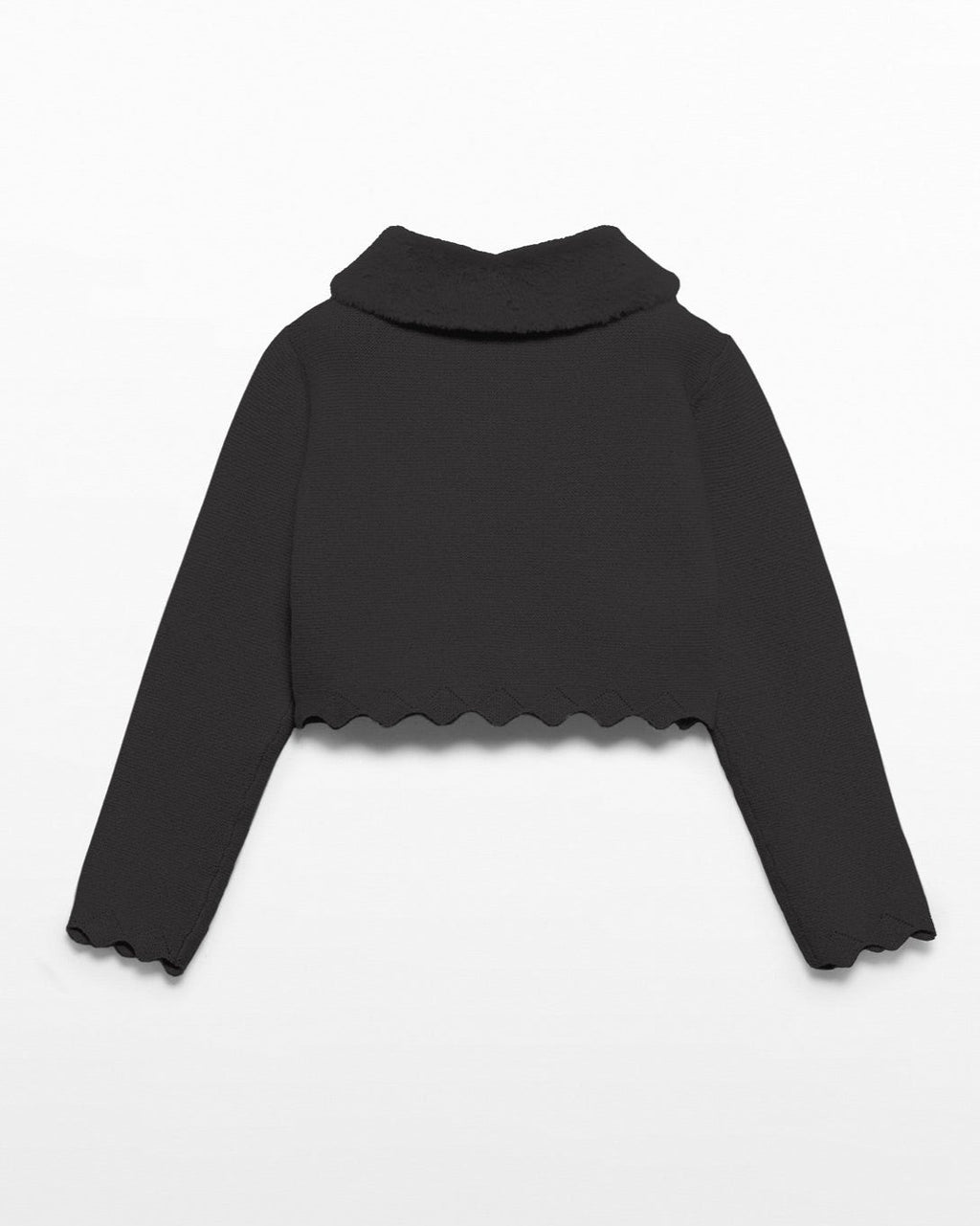 Abel & Lula Girls Faux Fur Cardigan_ 5834 - NorthGirls