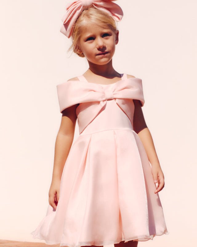 Abel & Lula Girls Organza Bow Dress_ 5031 - NorthGirls
