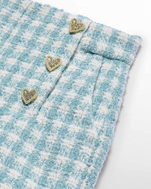 Abel & Lula Girls Plaid Shorts_ 5719 - NorthGirls