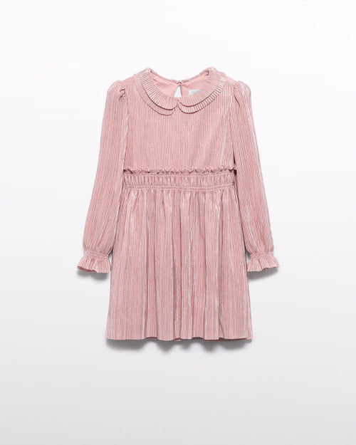 Abel & Lula Girls Pleated Knit Dress_ 5530 - NorthGirls