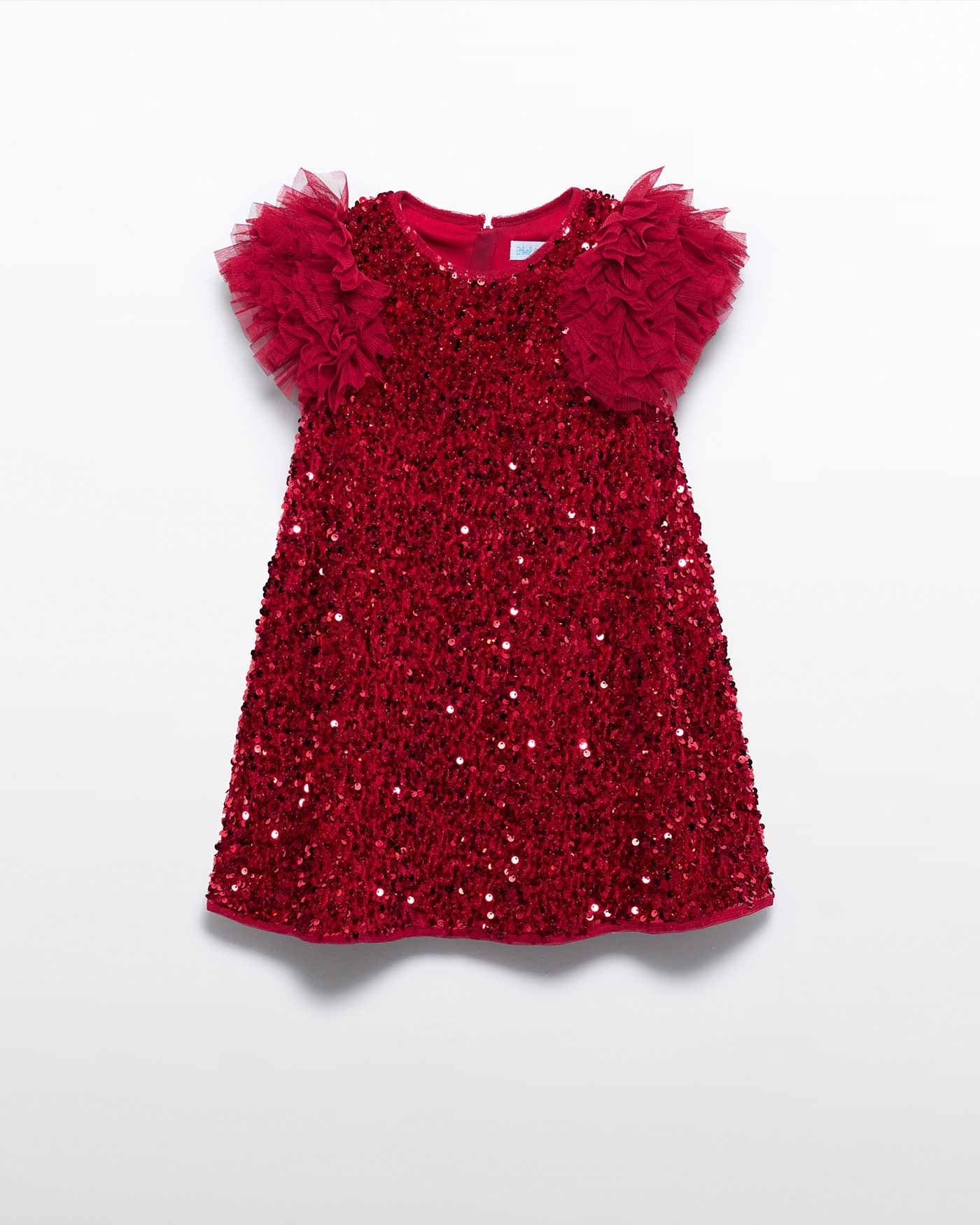Abel & Lula Girls Sequin Velvet Dress_ 5529 - NorthGirls
