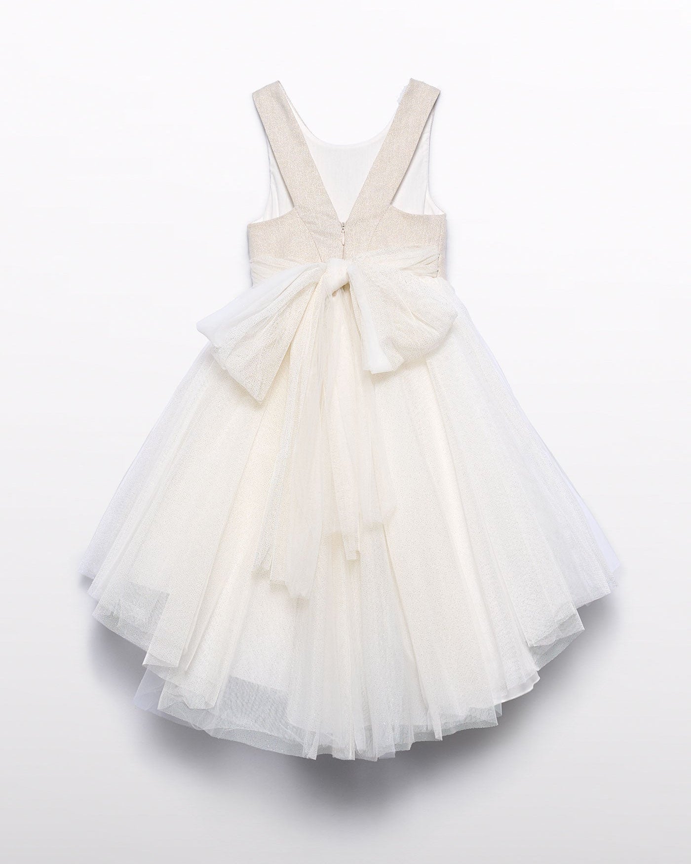 Abel & Lula Girls Shimmer Linen Dress_ 5032 - NorthGirls