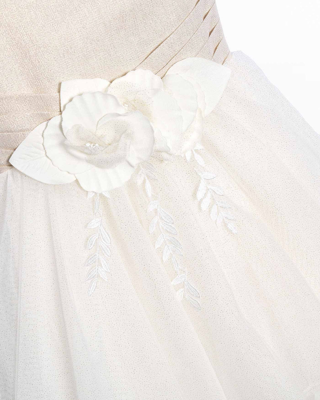 Abel & Lula Girls Shimmer Linen Dress_ 5032 - NorthGirls