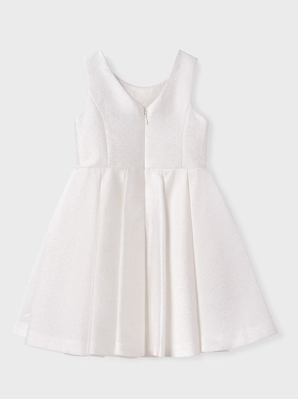 Abel & Lula White Satin Dress - NorthGirls
