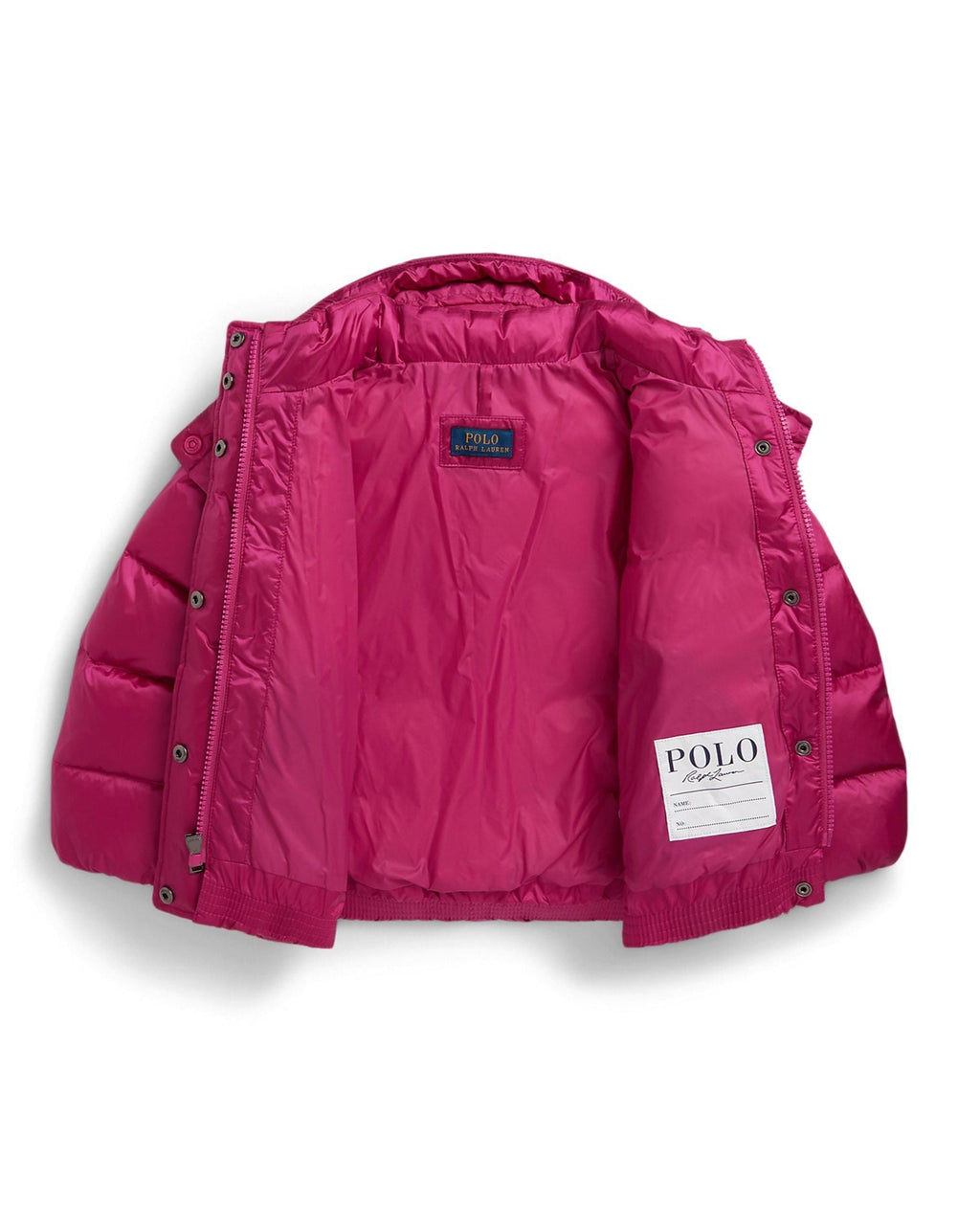Ralph Lauren Mini Girls Metallic Down Hooded Jacket