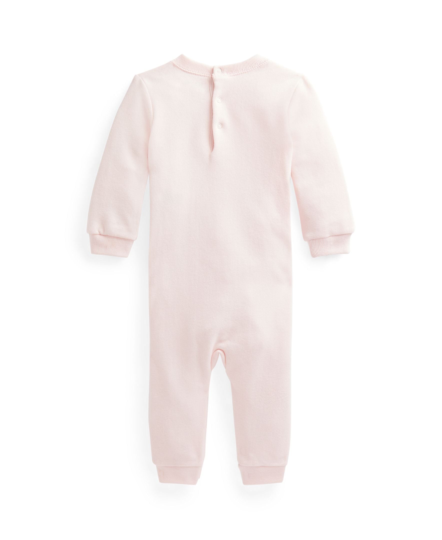 Ralph Lauren Baby Girls Polo Bear Coverall
