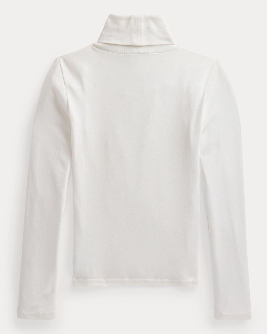 Ralph Lauren Girls Ribbed Cotton-Blend Turtleneck